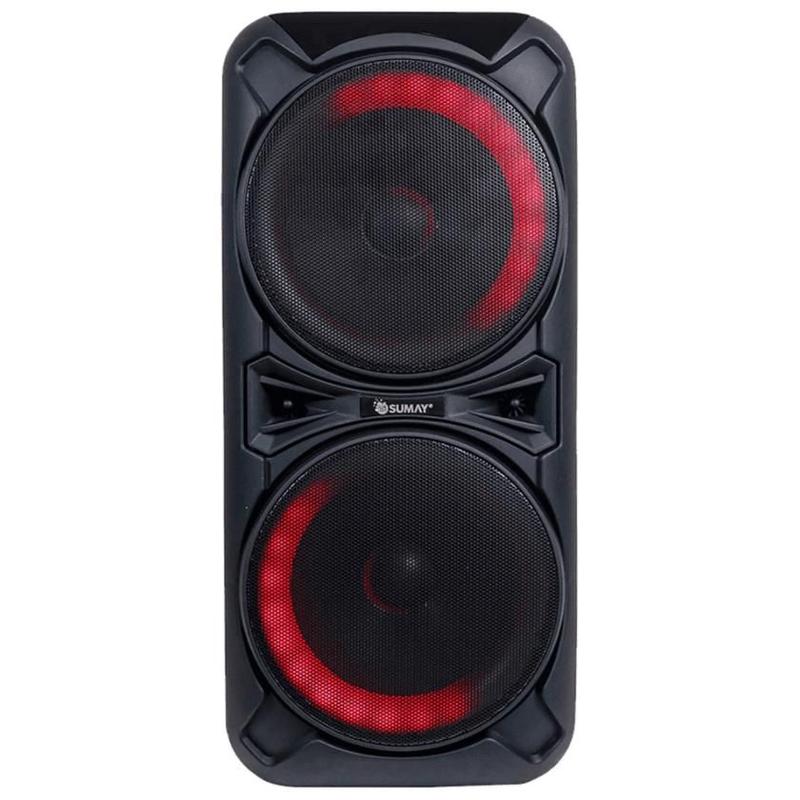 【suma】 Caixa de Som Sumay 800W RMS Double BLACK Bluetooth - CAP34 - 5707